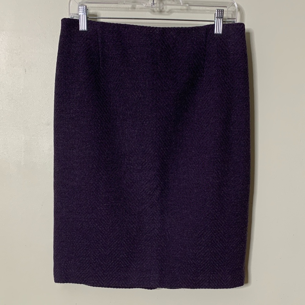 PENDLETON Herringbone Wool Jkt/Skirt Suit Sz 8 - Picture 11 of 16